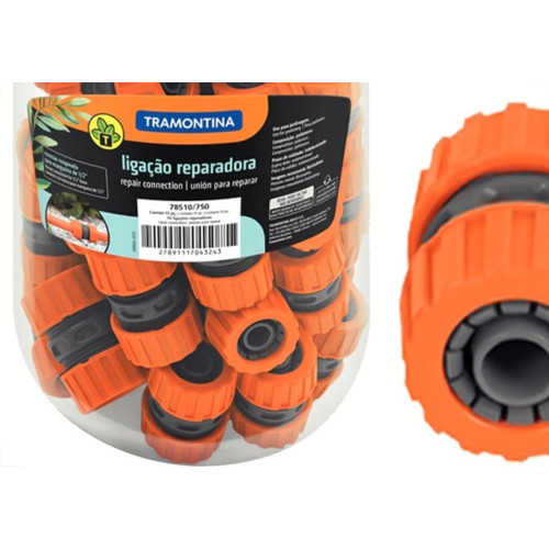 Emenda Mangueira De Pvc Tramontina 1/2'' Pote Com 55 Pecas - 78510750