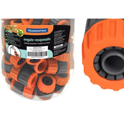 Engate Rapido Tramontina Pvc Rosqueado 1/2'' Pote Com 55 Pecas - 78513/750