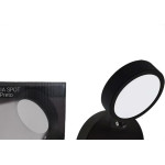 Luminaria Spot Redonda Com Led Ilumi Preta 9W. - 6500K - Il0039