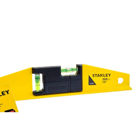 Nivel Aluminio Stanley 12'' Com Base Magnetica - 42-886S