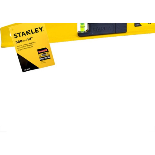 Nivel Aluminio Stanley 14'' Com Base Magnetica - 42-887S