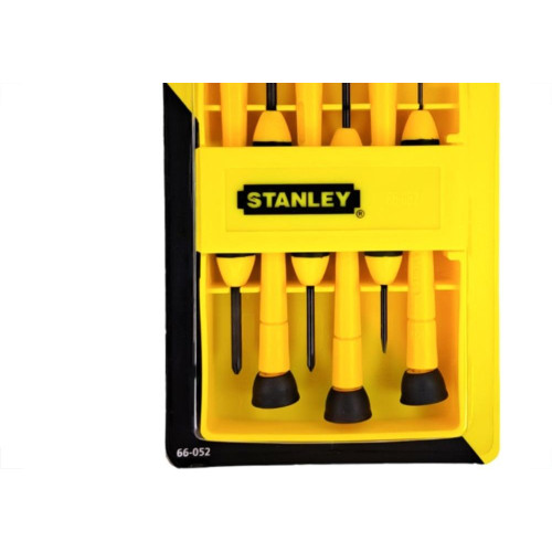 Chave Fenda/Phillips Precisao Stanley Jogo 6 Pecas - 66-052