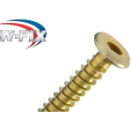 Parafuso Estrutural Moveleiro Tampinha 13 Allen Bicromatizado Newfix 7,0 X 4,0Mm - Kit C/2 Centos