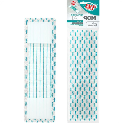 Refil Para Mop Flash Limp Flat Plus Pano De Microfibra Para Limpeza Molhada - Rmop6125