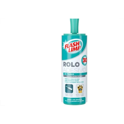 Rolo Adesivo Flash Limp 30 Folhas - Cst0108
