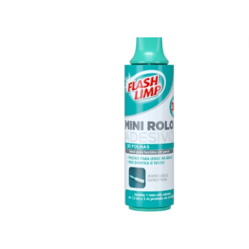 Rolo Adesivo Flash Limp Mini 30 Folhas - Cst0047