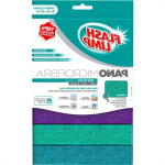 Pano Multiuso Flash Limp Microfibra Color Com 3 Pecas - Flp6742