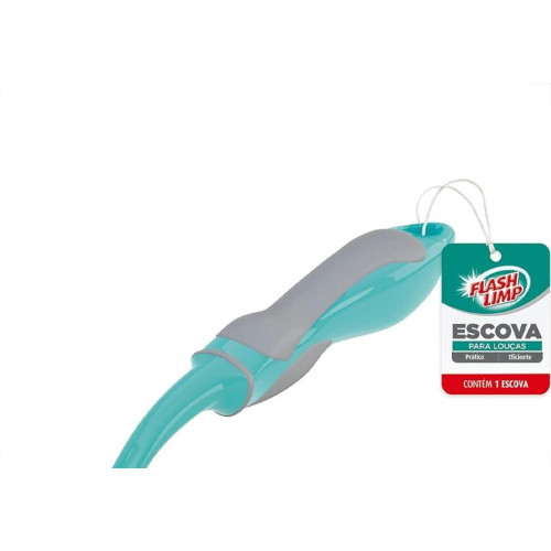 Escova Para Loucas Flash Limp Verde - Lav6592