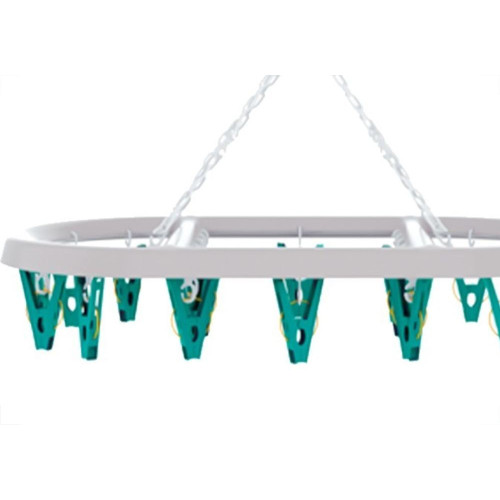 Mini Varal Flash Limp Oval Com 24 Pregadores - Lav6803