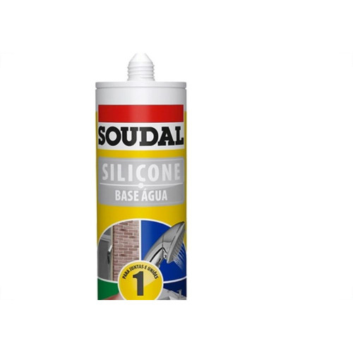 Silicone Soudal Branco Base Agua 420G/280Ml