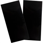 Vidro Retangular Escuro Carbografite Para Mascara De Solda N.10 Pacote Com 12 Pecas Vidro Retangular Escuro Carbografite Para Mascara De Solda N.10 Pacote Com 12 Pecas