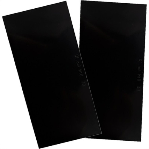 Vidro Retangular Escuro Carbografite Para Mascara De Solda N.10 Pacote Com 12 Pecas Vidro Retangular Escuro Carbografite Para Mascara De Solda N.10 Pacote Com 12 Pecas