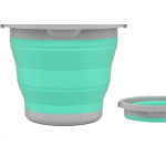 Balde Retratil Flash Limp Verde 5L - Ret3512