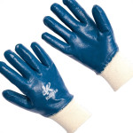Luva Malha Kalipso Banho Nitrilico Nitrili-Ka 30 Azul 9 - G - Kit C/12 Pares