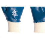 Luva Malha Kalipso Banho Nitrilico Nitrili-Ka 30 Azul 9 - G - Kit C/12 Pares