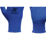 Luva Malha Kalipso Palma Emborrachada Blueflex 9 - G - Kit C/12 Pares