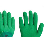 Luva Malha Kalipso Palma Emborrachada Confortato Verde 10 - Xg - Kit C/12 Pares