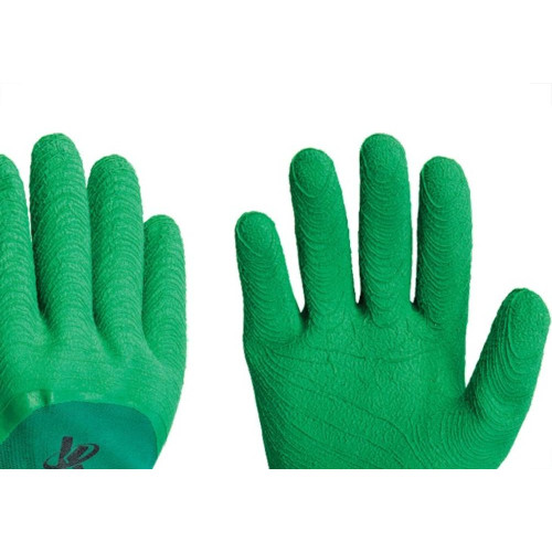 Luva Malha Kalipso Palma Emborrachada Confortato Verde 10 - Xg - Kit C/12 Pares