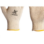 Luva Malha Kalipso Tricotada Branca G - Kit C/12 Pares