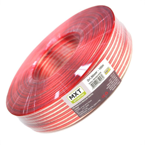 Fio Bicolor Para Som Cristal Mxt 2X1,50