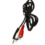 Cabo Audio/Video Mxt 2Rca + P2 - 1,80M Niquelado