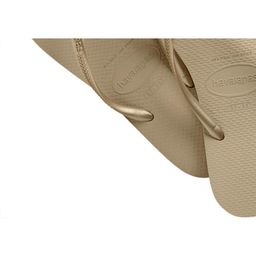 Chinelo Havaianas Slim 35/36 Areia Dourado Claro