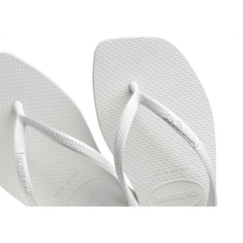 Chinelo Havaianas Slim Square 37/38 Branco