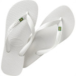 Chinelo Havaianas Brasil 37/38 Branco