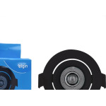 Spot Com Lampada Dicroica Led Elgin 5W. Redondo Preto Bivolt 6500K.