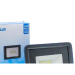 Refletor De Led Opalux 30W. 6500K. 800Lm Ip66 Preto Bivolt