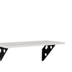 Prateleira Madeira Tramontina Elite 60X25Cm Branca Com Suporte Metalico - 91284/067
