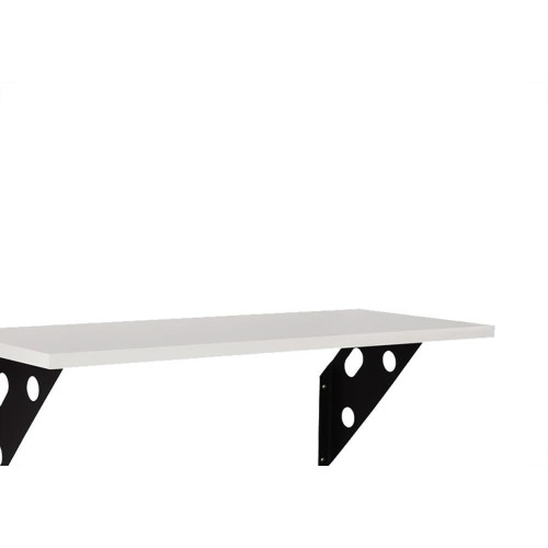 Prateleira Madeira Tramontina Elite 60X25Cm Branca Com Suporte Metalico - 91284/067