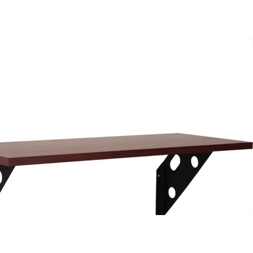 Prateleira Madeira Tramontina Elite 60X25Cm Castanho Escuro Com Suporte Metalico - 91286/067