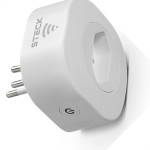 Tomada Steck Smarteck Wi-Fi 2P+T 10A. Branca - Smct1Us2
