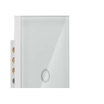 Interruptor Steck Smarteck 1 Modulo Touch Wi-Fi Bivolt Branco - Smci1Bs1