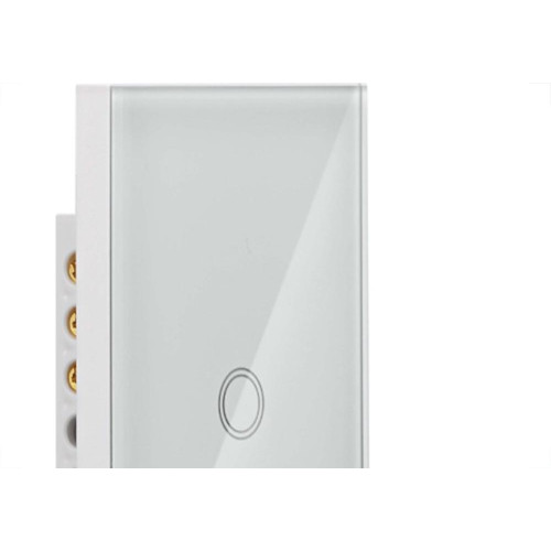 Interruptor Steck Smarteck 1 Modulo Touch Wi-Fi Bivolt Branco - Smci1Bs1