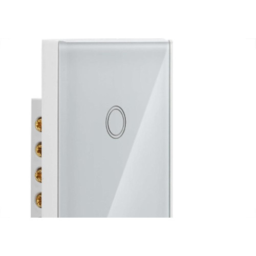 Interruptor Steck Smarteck 2 Modulos Touch Wi-Fi Bivolt Branco - Smci2Bs1