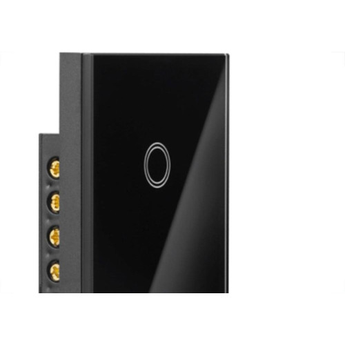 Interruptor Steck Smarteck 2 Modulos Touch Wi-Fi Bivolt Preto - Smci2Ps1