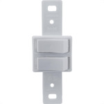 Conjunto Ilumi Stylus Branco Sem Placa 2 Simples - 2018/0
