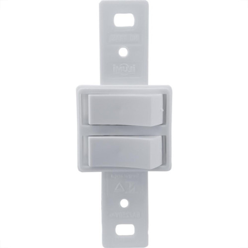Conjunto Ilumi Stylus Branco Sem Placa 2 Simples - 2018/0