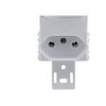 Conjunto Ilumi Stylus Branco Sem Placa 1 Simples + Tomada 2P+T. 20A. - 20201/0