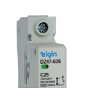 Disjuntor Elgin ''Din'' Unipolar Dz47-63S - 25A.