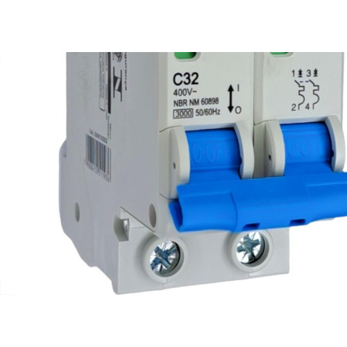 Disjuntor Elgin ''Din'' Bipolar Dz47-63S - 32A.