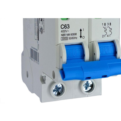 Disjuntor Elgin ''Din'' Bipolar Dz47-63S - 63A.