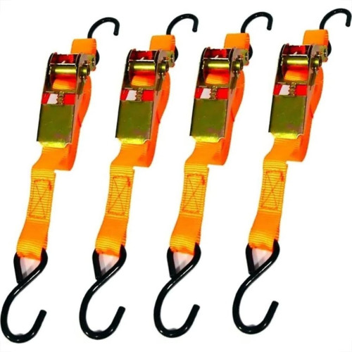 Cinta Para Carga Starfer Com Catraca 1'' X 4,5M Com 4 Pecas - 3055973