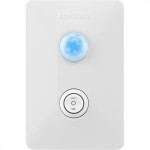 Sensor De Presenca + Fotocelula Intelbras Embutir 4X2 180º Com Interruptor - Espi 180 E+