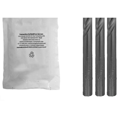 Broca Widea Tramontina Basic 12,0Mm Pacote Com 5 Pecas - 43126/014 - Kit C/5 Pecas