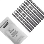 Broca Aco Rapido Tramontina Master   11/64'' - Pacote Com 10 Pecas - 43146/010 - Kit C/10 Pecas
