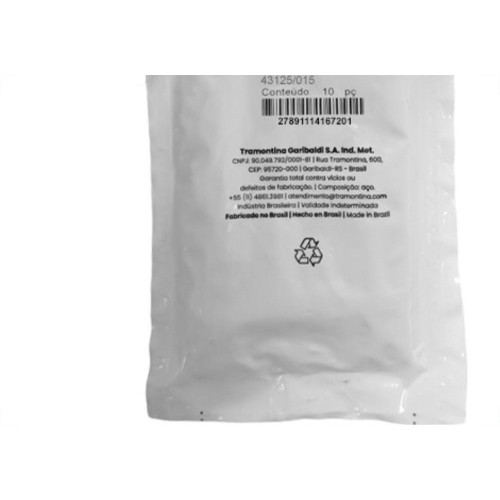Broca Aco Rapido Tramontina Basic   1/4'' Pacote Com 10 Pecas - 43125/015 - Kit C/10 Pecas