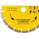 Disco Diamantado Eda Segmentado 230Mm X 25,4Mm - 0Qh